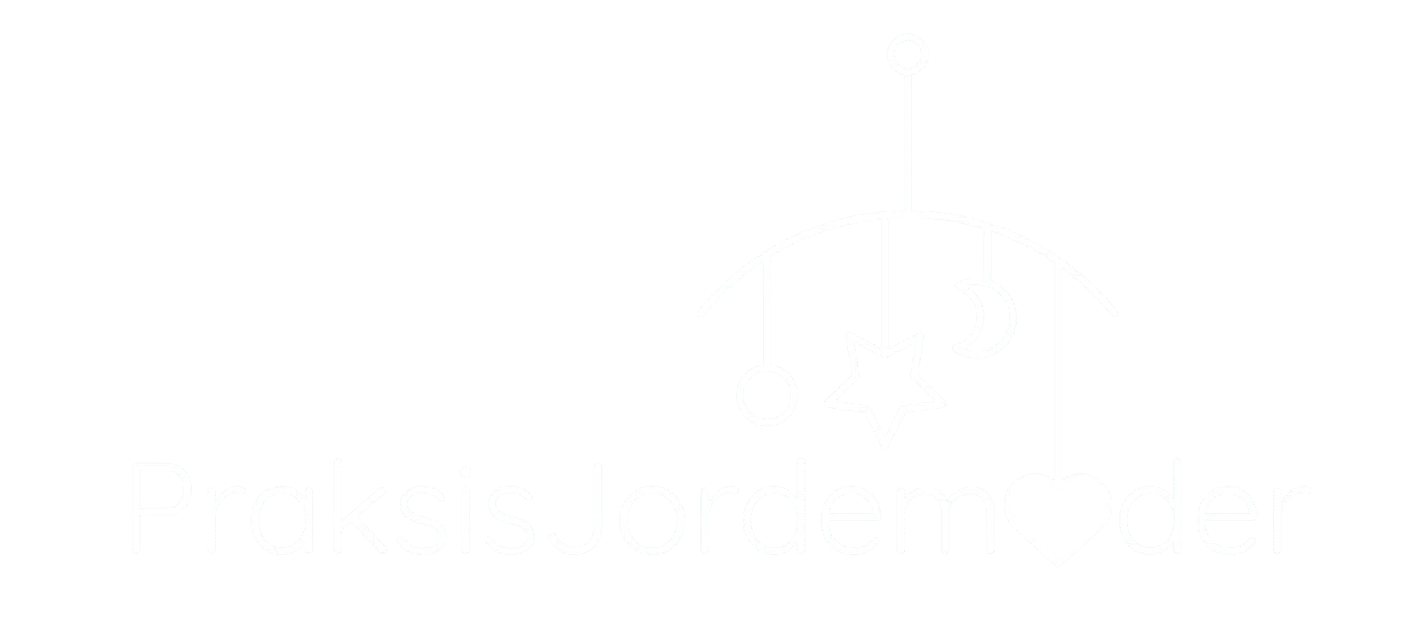 Praksisjordemoder logo hvid