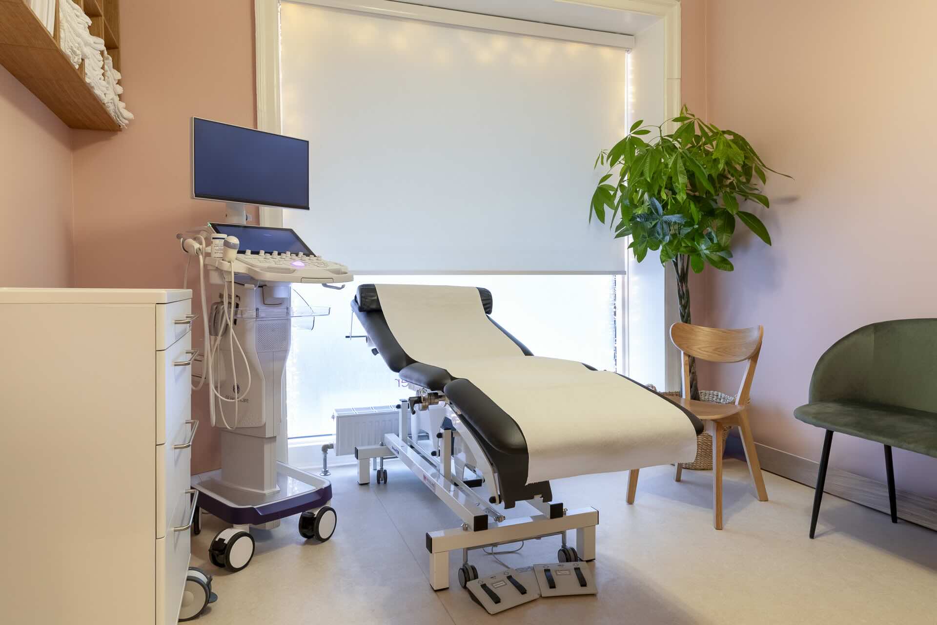 Klinikrum hos Praksisjordemoder på Gothersgade i København K