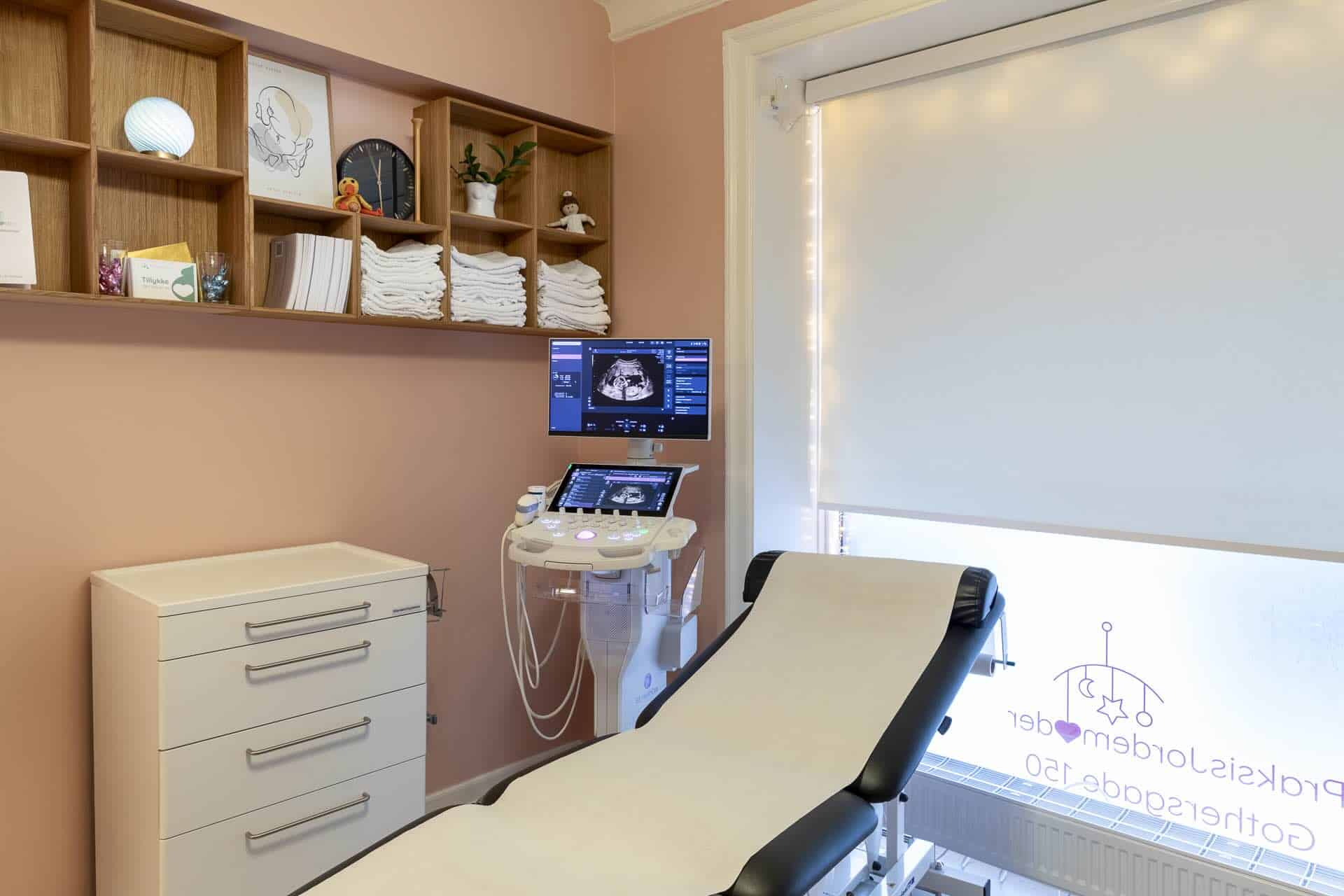 Rolige rammer i Praksisjordemoder klinikken på Gothersgade, København K