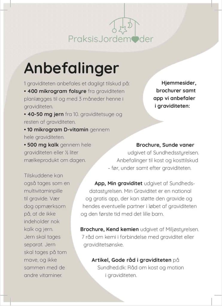 Tillykke folder udleveres ved tidlig scanning side 2