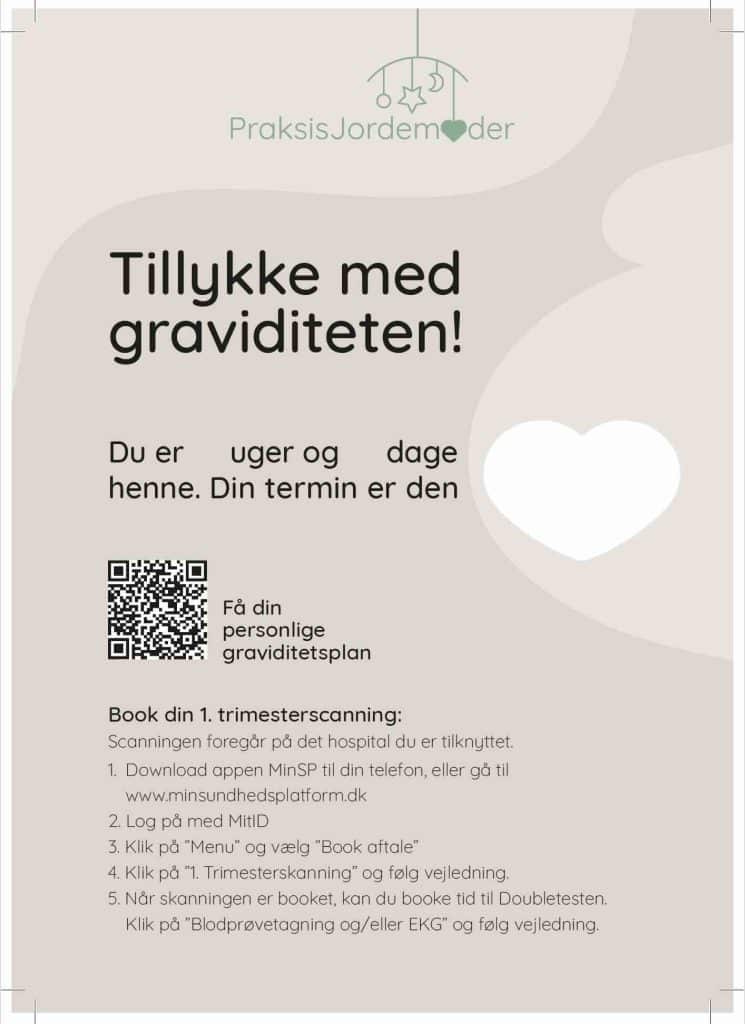 Tillykke folder udleveres ved tidlig scanning side 1